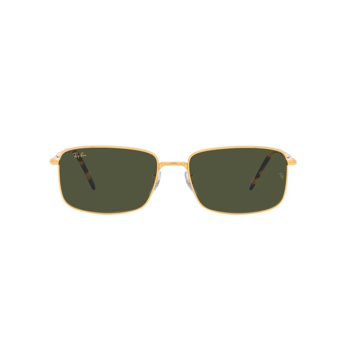 RAY BAN - Gafas de sol Ray Ban RB3717  Unisex . Marco Legend Gold Lente Green