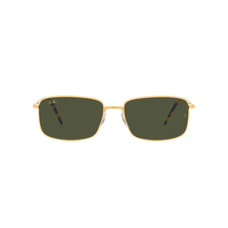 RAY BAN - Gafas de sol Ray Ban RB3717  Unisex . Marco Legend Gold Lente Green