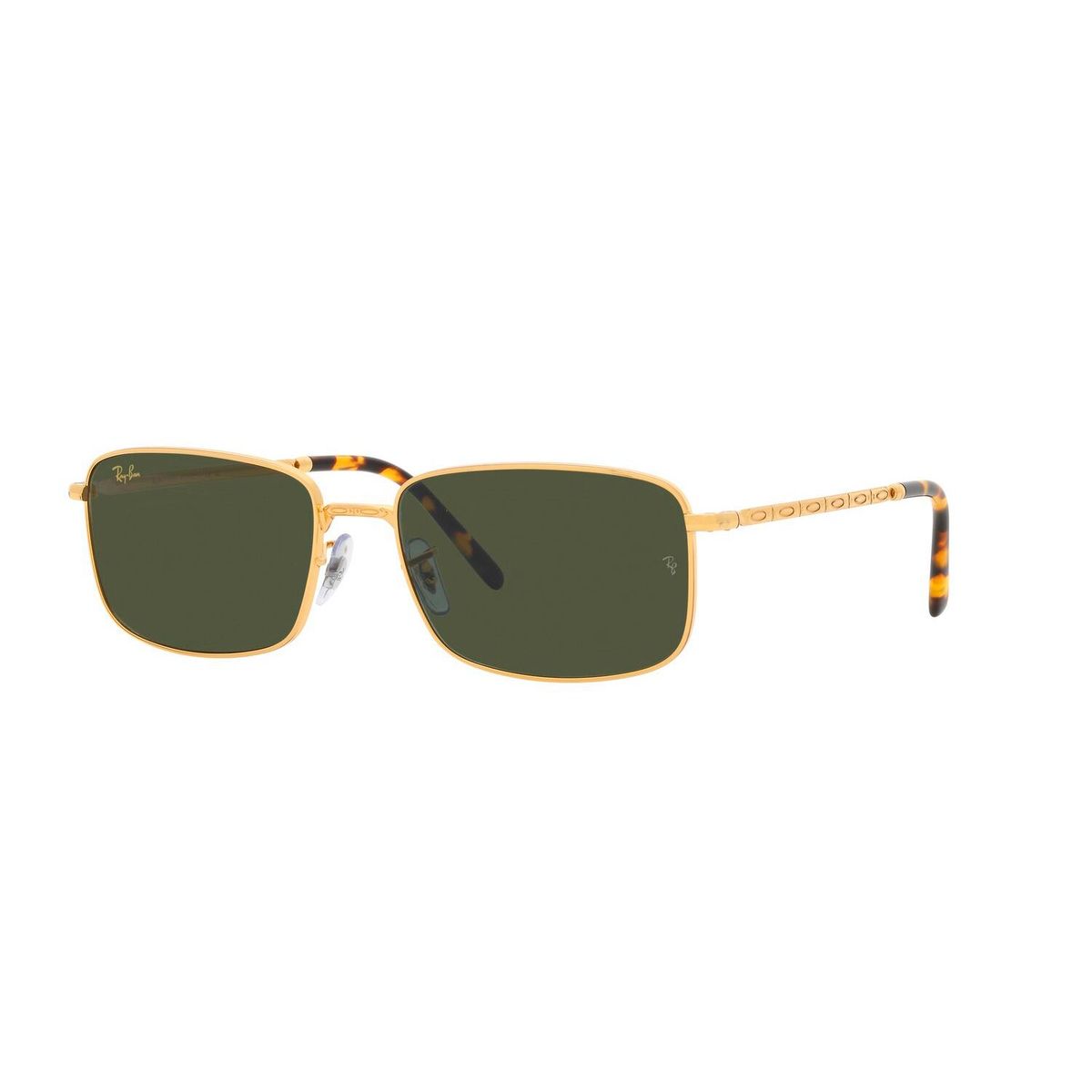 RAY BAN - Gafas de sol Ray Ban RB3717  Unisex . Marco Legend Gold Lente Green