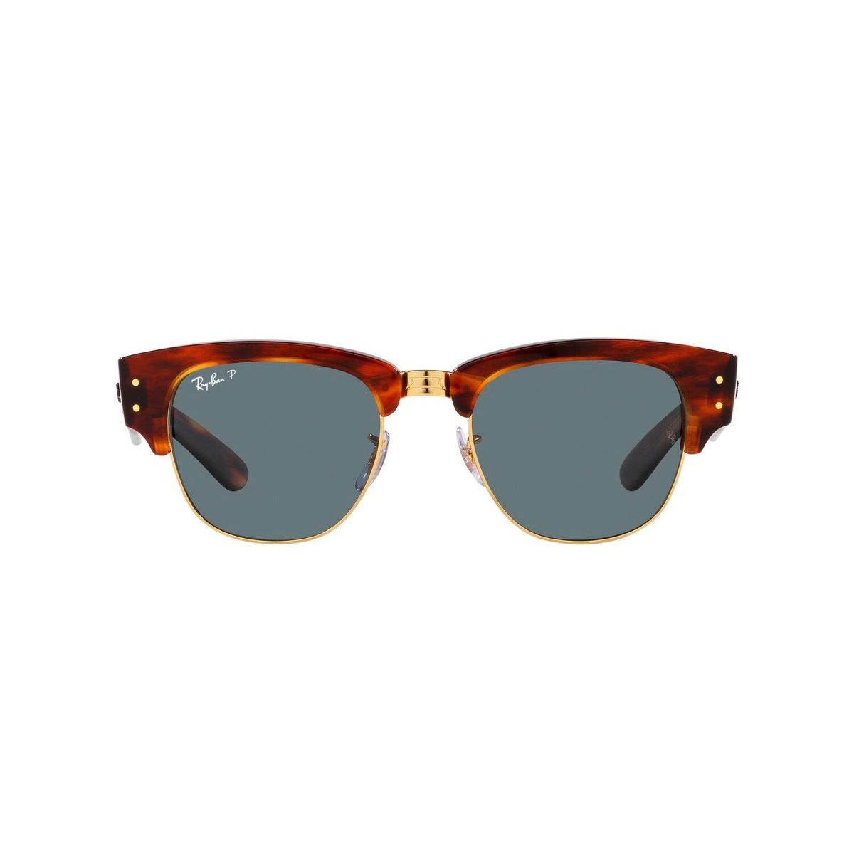 RAY BAN - Gafas de sol Ray Ban RB0316S  Unisex . Marco Striped Havana Lente Dark Blue Polar