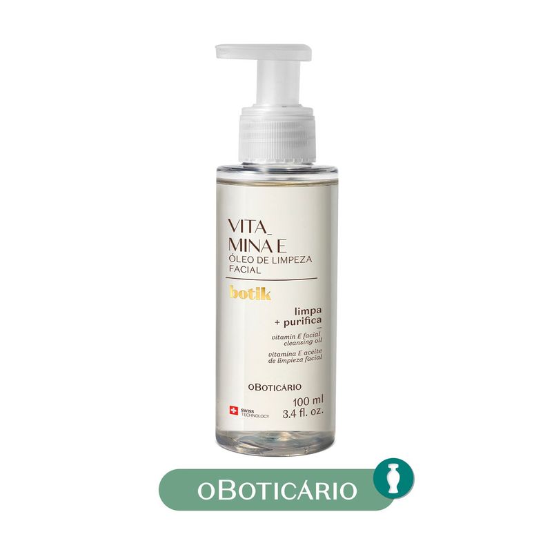 BOTIK - Limpiador Botik Oleo Limpi Facial Vit E 100Ml Botik para Todo tipo de piel 100ml