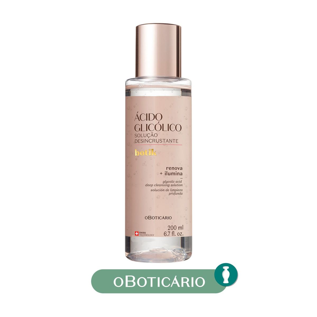 BOTIK - Tratamiento de manchas Solución Desincrustante - Ácido Glicólico Botik O Boticario para Todo tipo de piel 200 ml Phyto