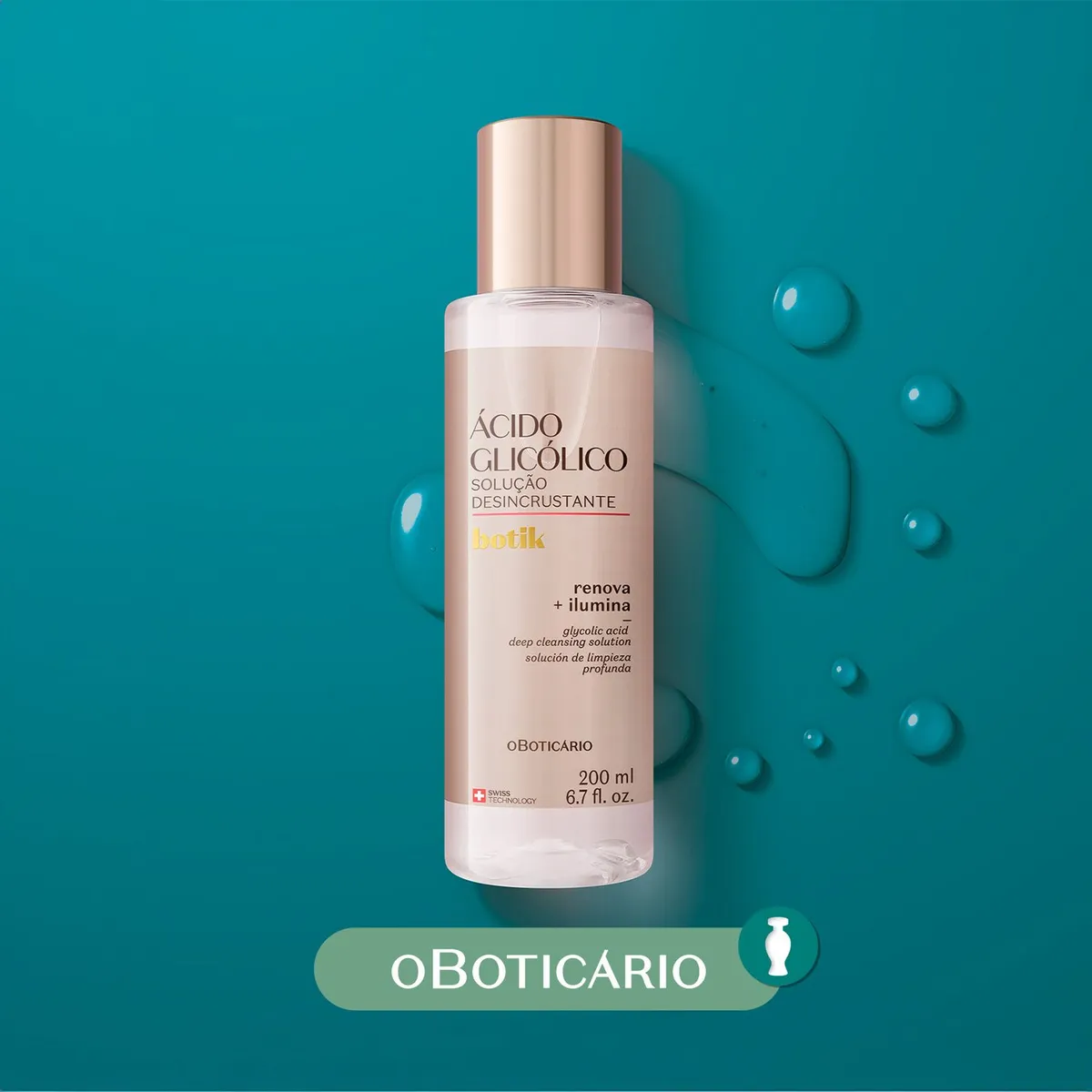 BOTIK - Tratamiento de manchas Solución Desincrustante - Ácido Glicólico Botik O Boticario para Todo tipo de piel 200 ml Phyto