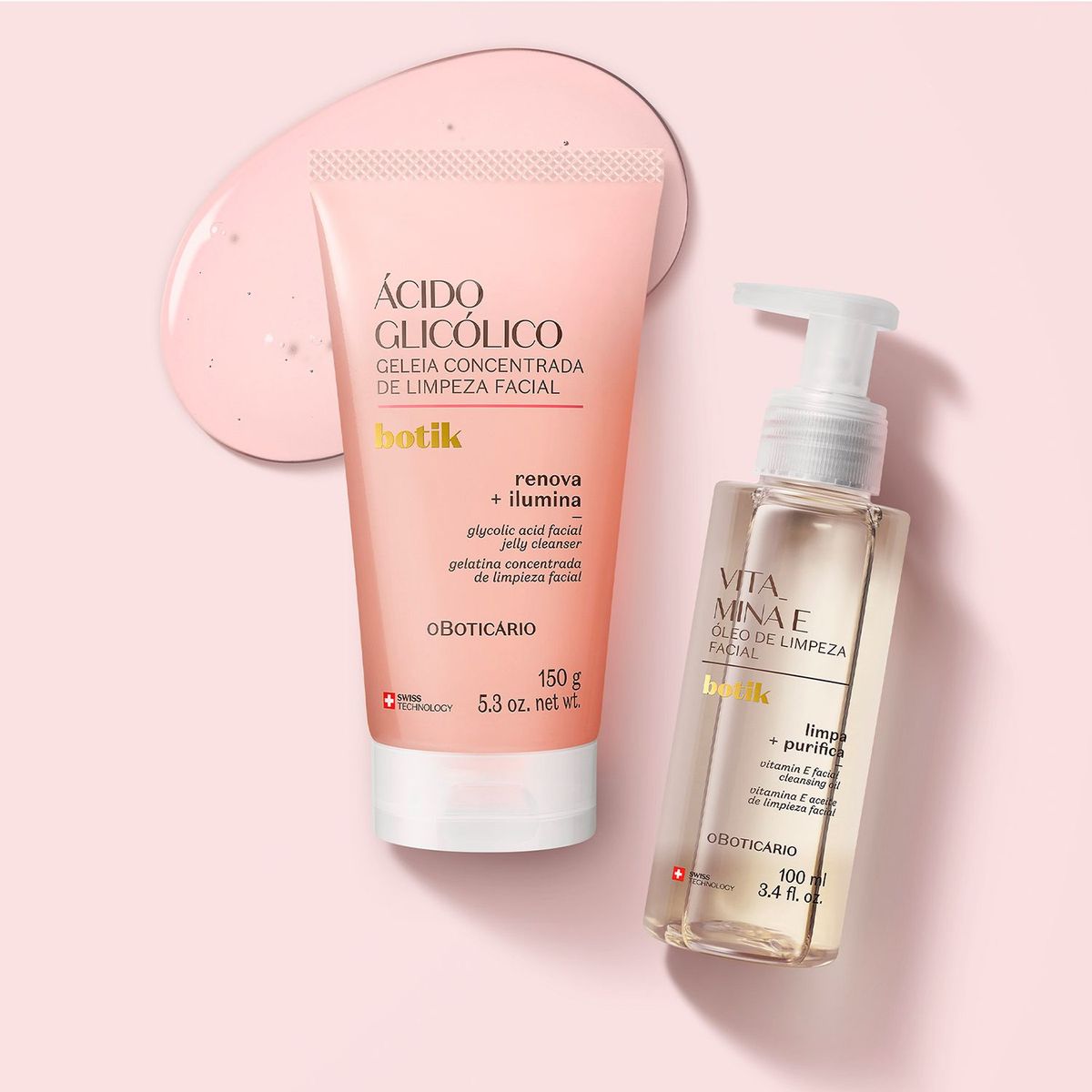 BOTIK - Set De Tratamiento Facial Noche Acido Glicolico Botik O Boticario Para Piel Grasa 