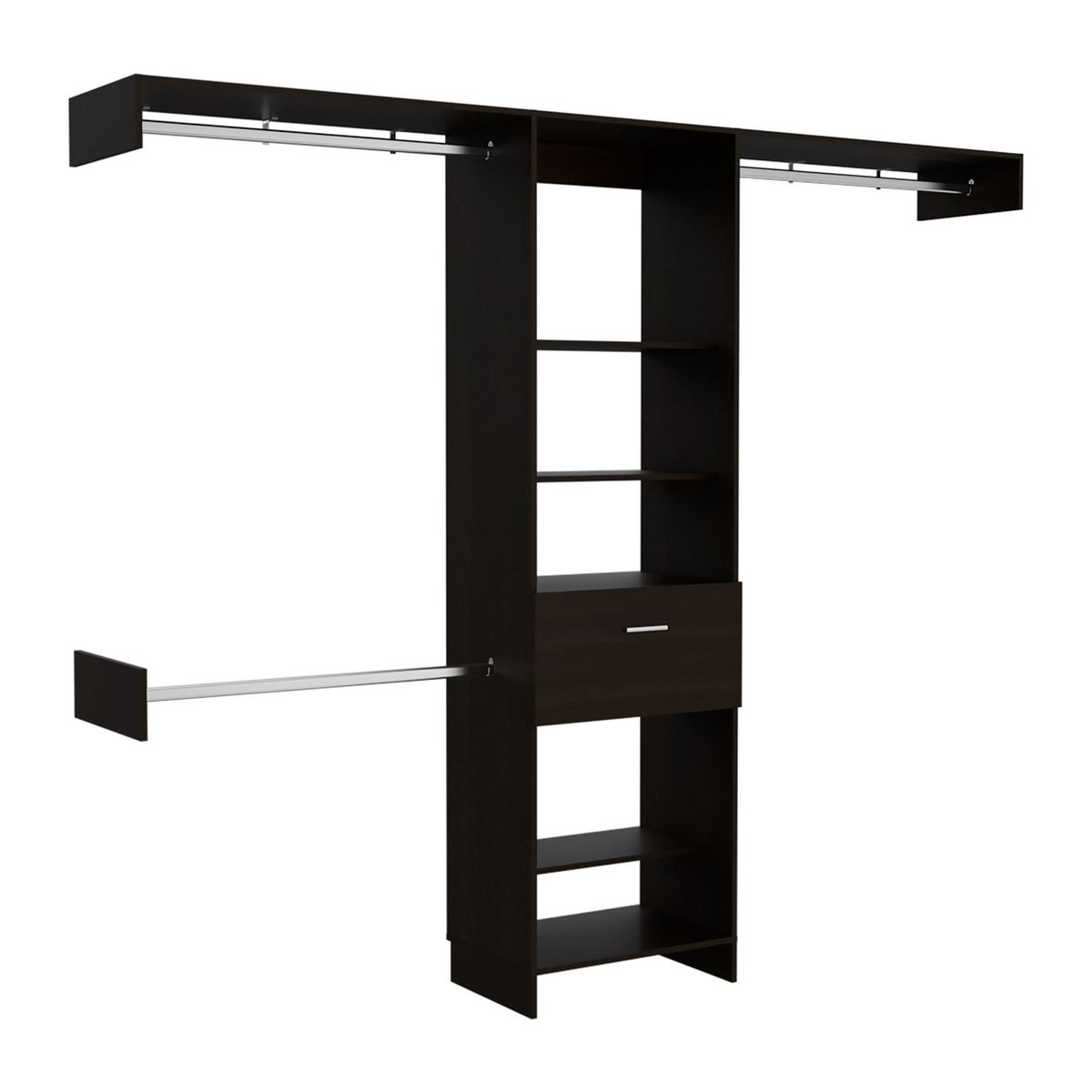 RTA MUEBLES - Clóset Moderno MANCHESTER en Aglomerado Sin puertas 1 Cajon 210.6 x 250 x 41.5 cm  RTA Muebles 