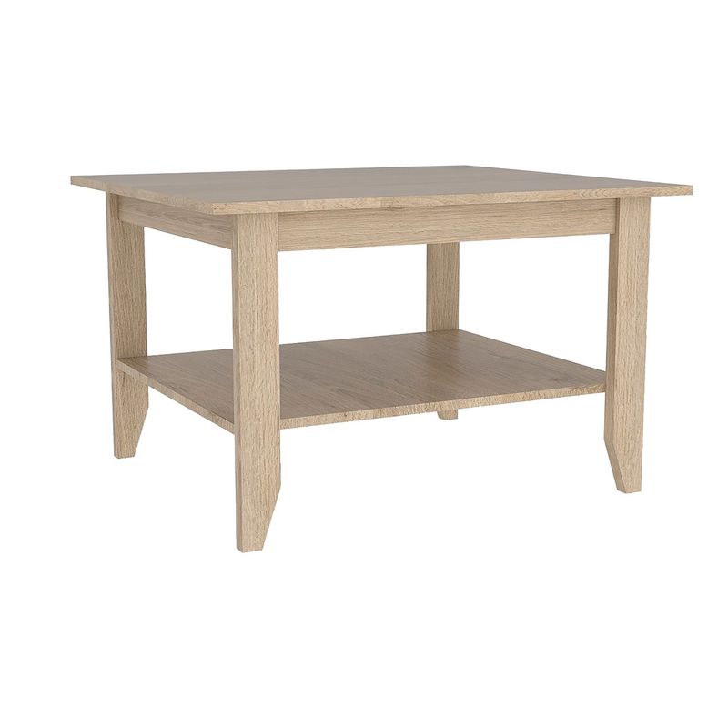 RTA MUEBLES - Mesa de Centro Moderna Rectangular  en Aglomerado MDP  80 x 45 x 70 cm RTA Design  - Mueble.