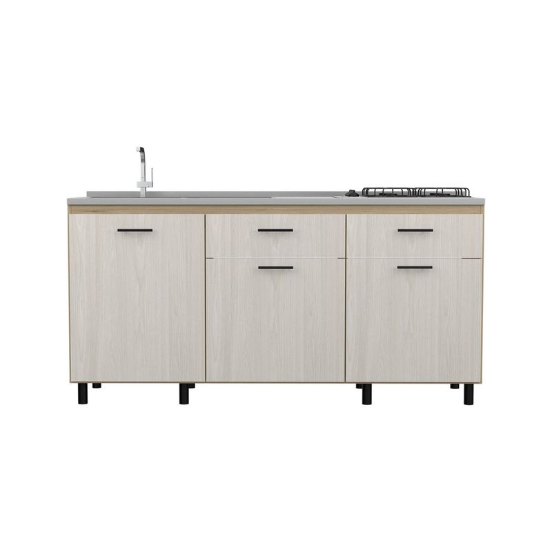 RTA MUEBLES - Mueble Inferior de Cocina Moderno  en Aglomerado (No Incluye Mesón) 180.1 x 88 x 51,3 cm RTA Muebles .