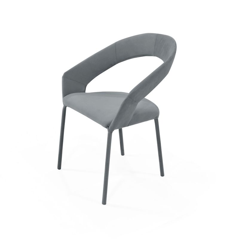 MICA - Silla de Comedor Moderna en Poliéster Amarillo (Incluye 1 Silla) Mica