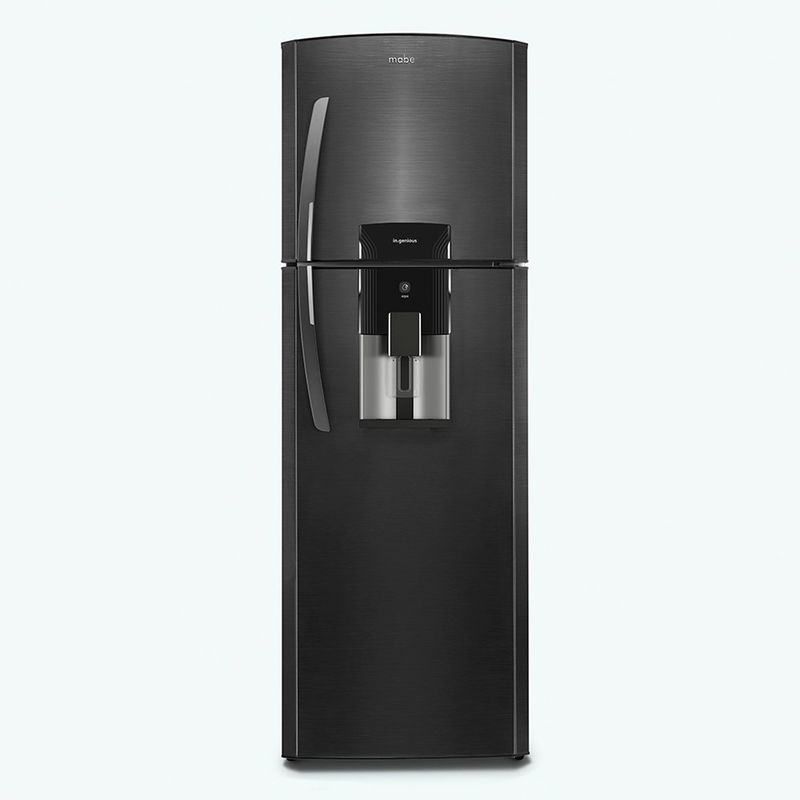 MABE - Nevera Mabe Congelador superior No Frost 297 lt Black Steel RMA313FXCC