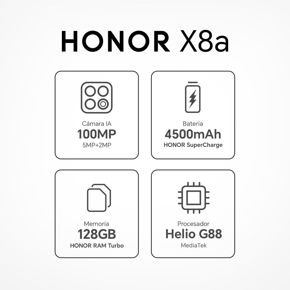 HONOR - Celular Honor X8A 128GB