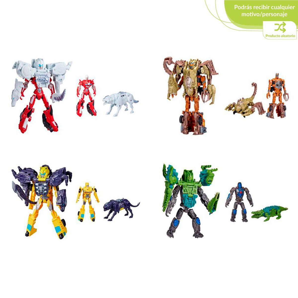 TRANSFORMERS - Figura Acción Transformers El Despertar de las Bestias Beast Alliance Beast Combiners Surtido: Producto Aleatorio
