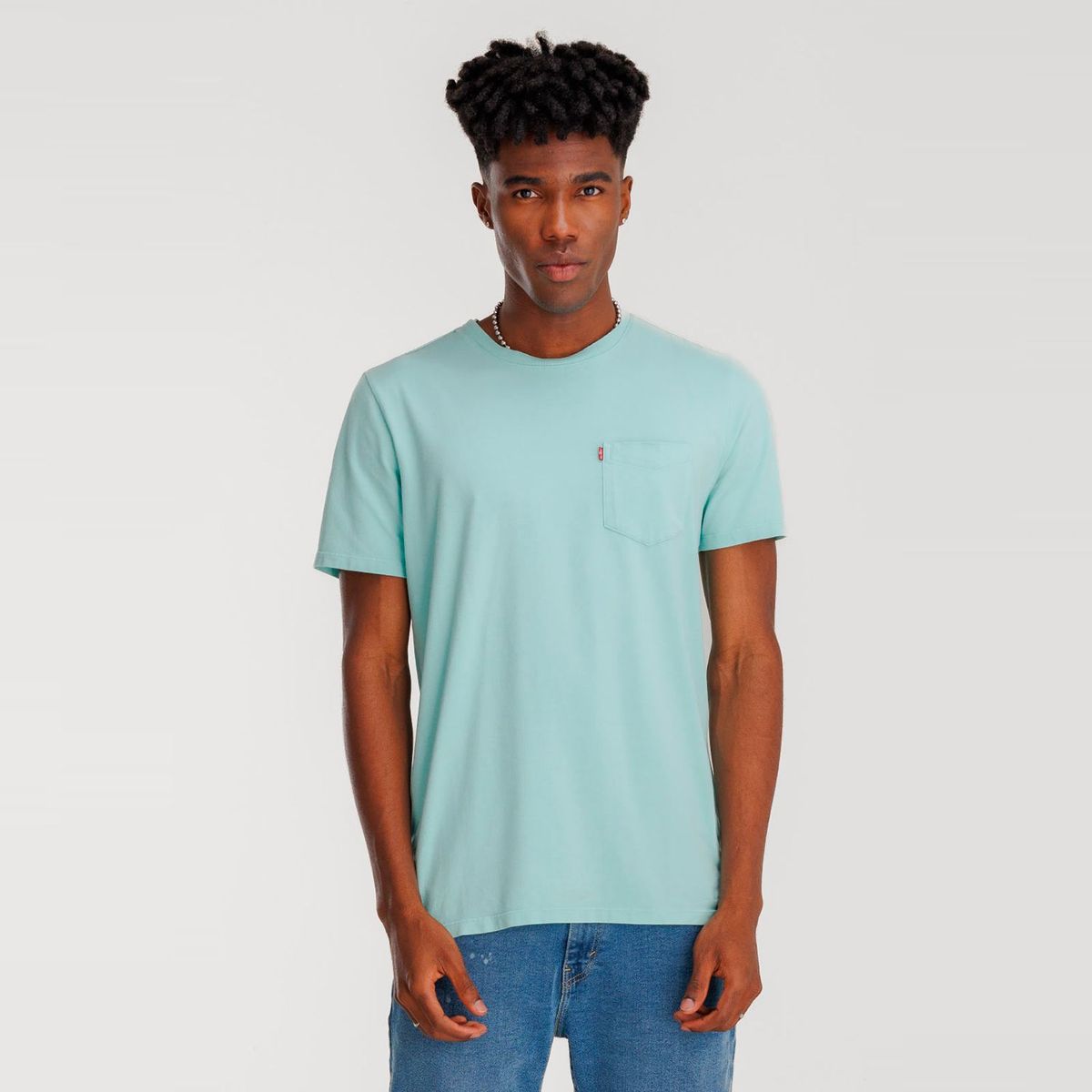 LEVIS - Camiseta para Hombre Cuello Redondo Levis