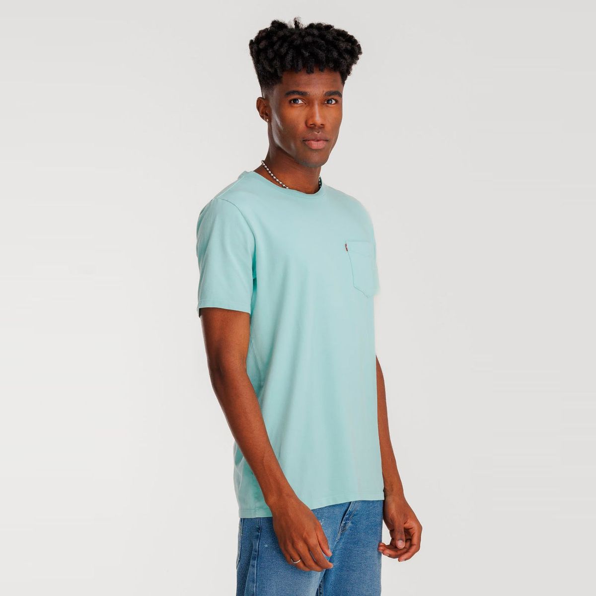 LEVIS - Camiseta para Hombre Cuello Redondo Levis