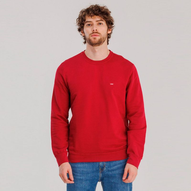LEVIS - Buzo Estampado para Hombre Cuello redondo de Algodón Slim Levis