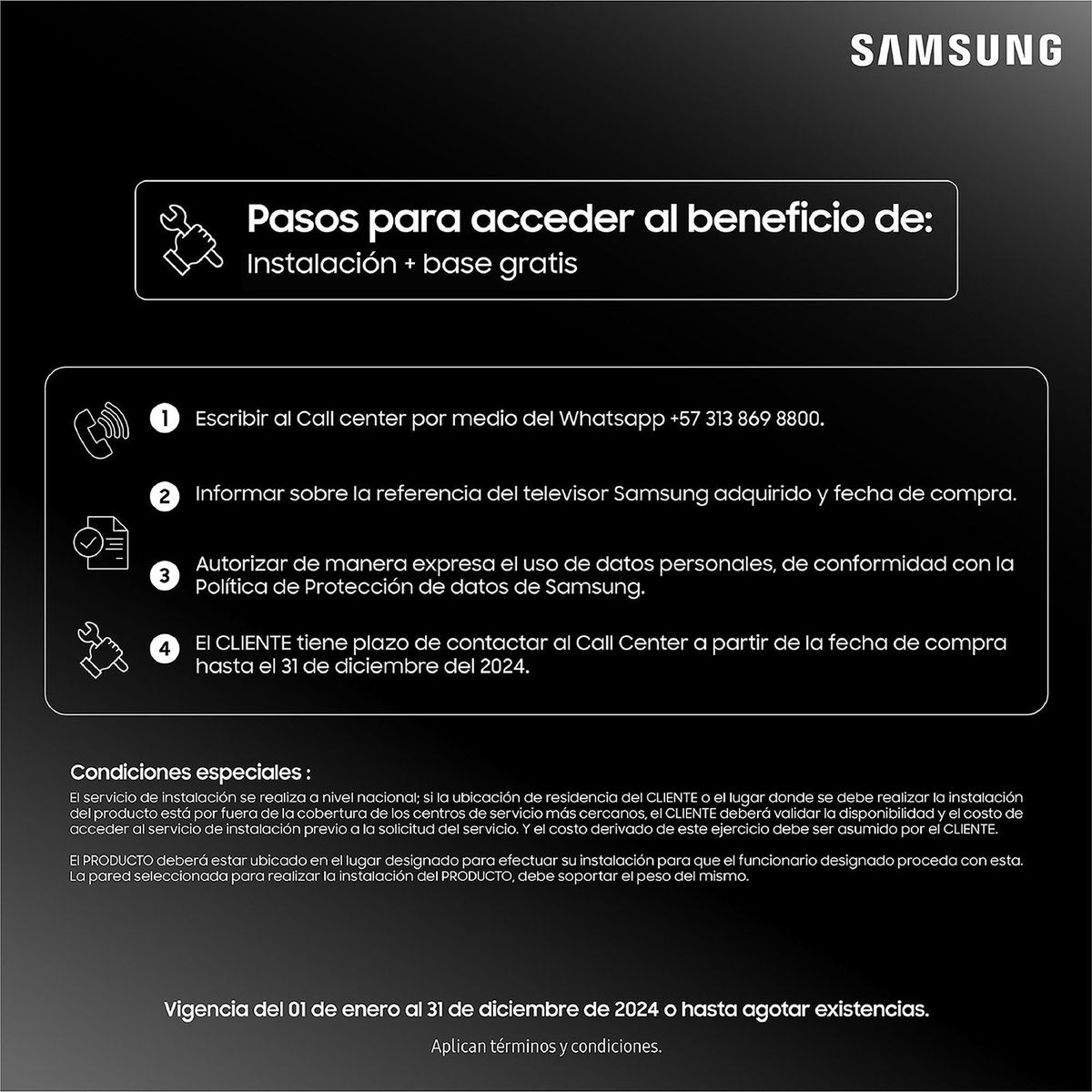 SAMSUNG - Televisor Samsung 65 pulgadas QLED 8K Ultra HD Smart TV QN65QN80