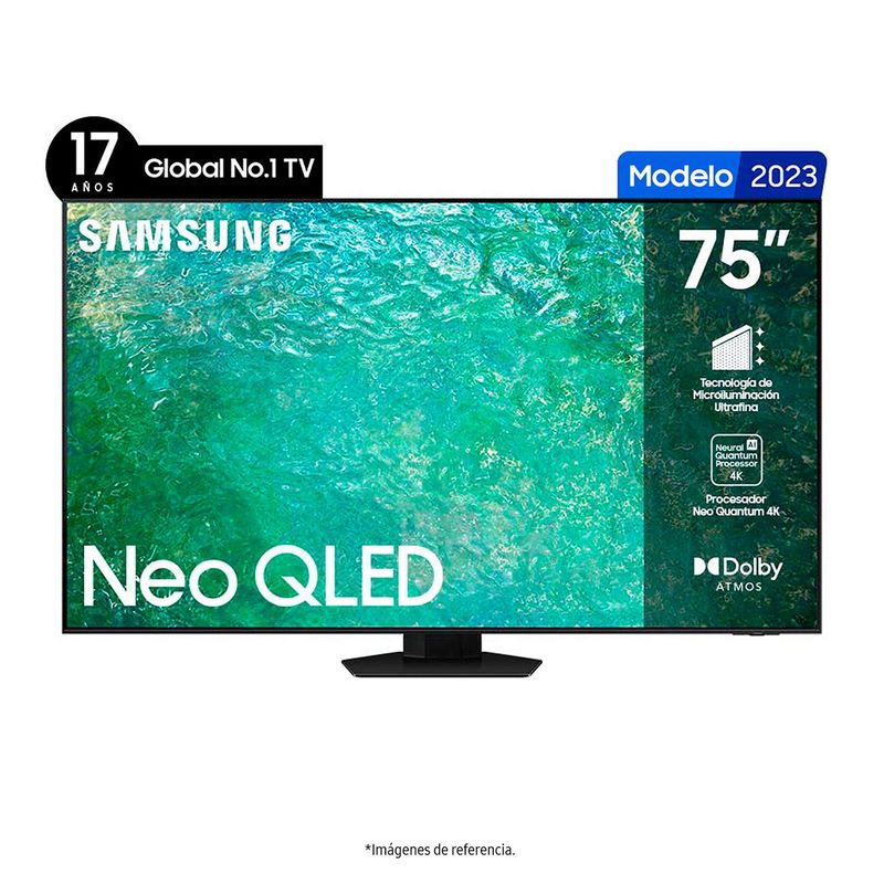 SAMSUNG - Televisor Samsung 75 pulgadas QLED 4K Ultra HD Smart TV QN75QN85