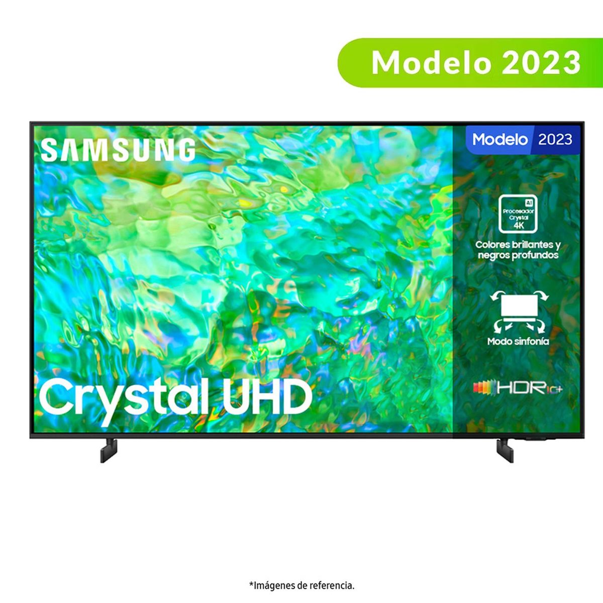 SAMSUNG - Televisor Samsung 50 pulgadas Crystal UHD 4K HDR Smart TV UN50CU8000