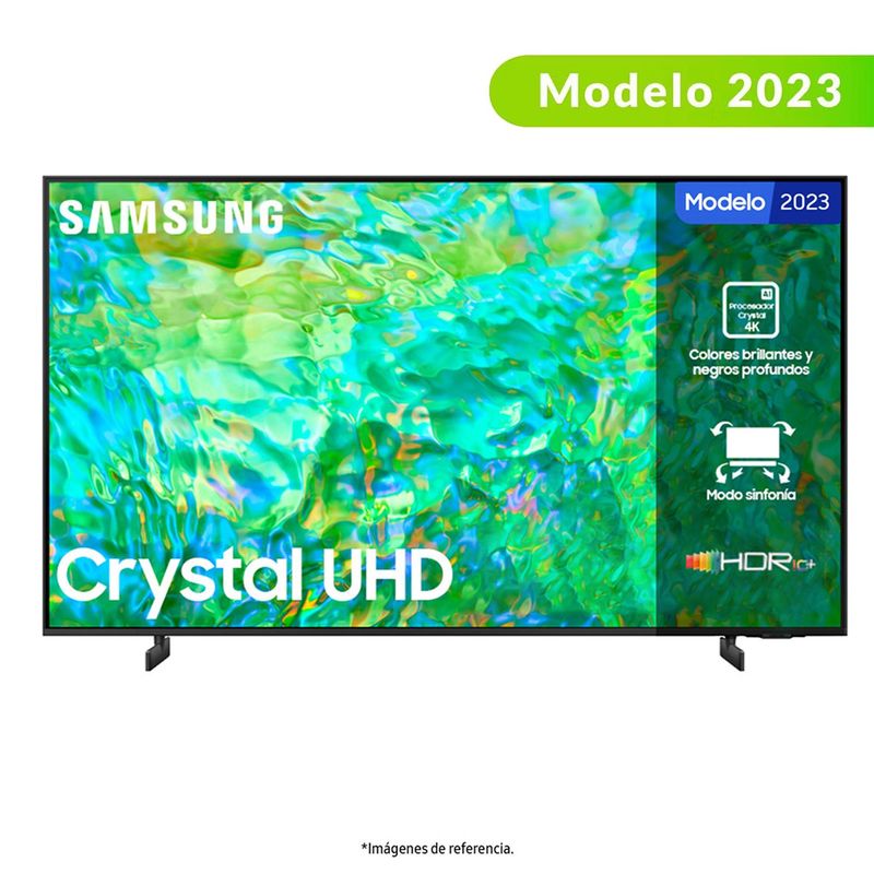 SAMSUNG - Televisor Samsung 50 pulgadas Crystal UHD 4K HDR Smart TV UN50CU8000