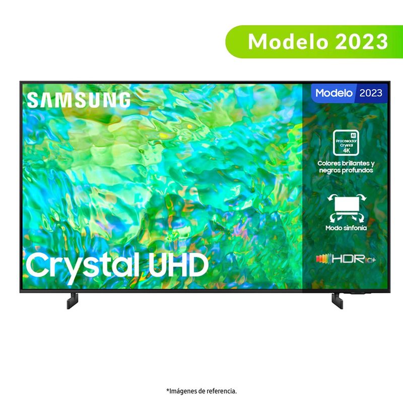 SAMSUNG - Televisor Samsung 75 pulgadas Crystal UHD 4K HDR Smart TV UN75CU8000