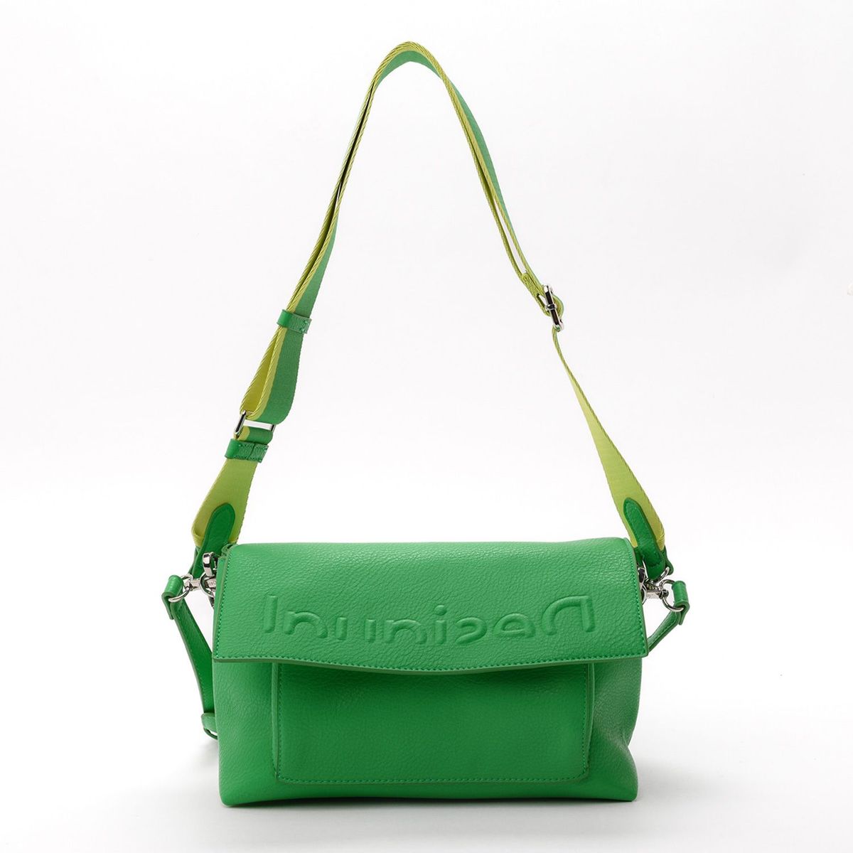 DESIGUAL - Cross Body Desigual para mujer Mitad Logo Verde