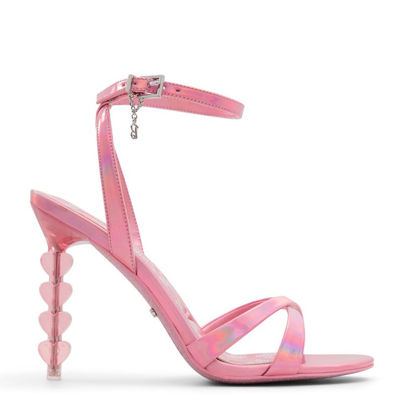 ALDO - Sandalias para Mujer con tacón delgado de corazones. Sandalias Aldo rosadas para mujer