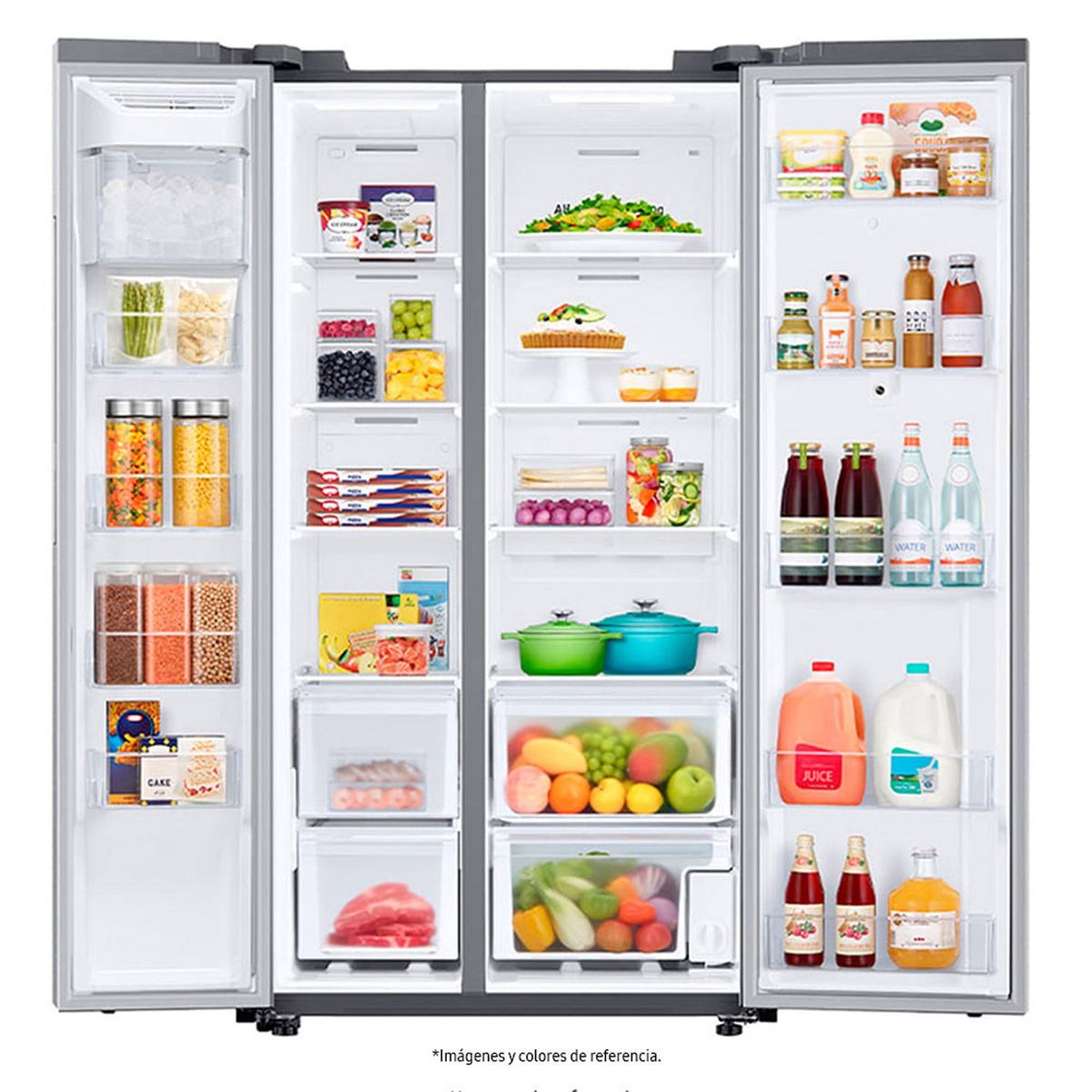 SAMSUNG - Nevecón Samsung Side by Side No Frost 773 lt Family Hub RS28A5F61S9/CO