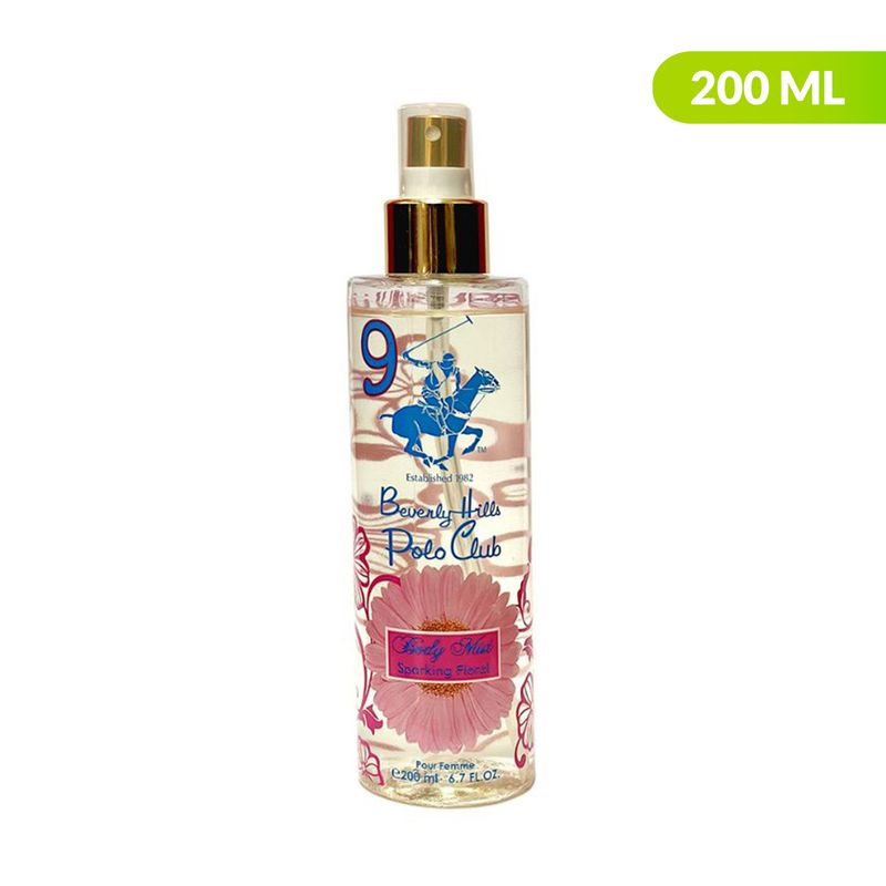 BEVERLY HILLS POLO CLUB - Perfume Mujer  Beverly Hills Polo Club Body Mist 9 Bl 200 ml