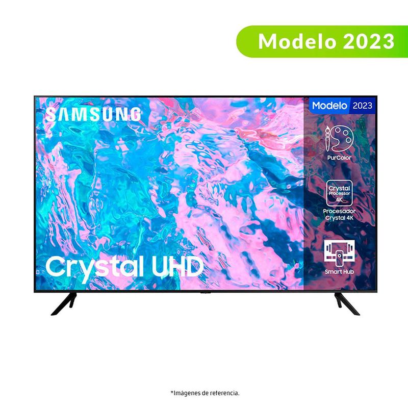 SAMSUNG - Televisor Samsung 58 pulgadas Crystal UHD 4K HDR Smart TV UN58CU7000