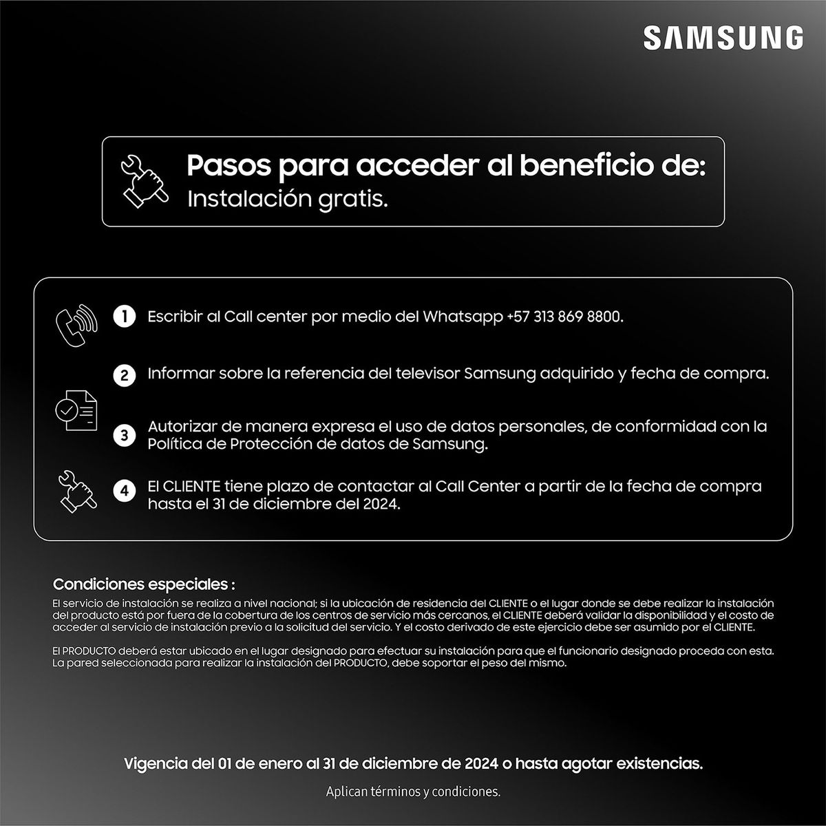 SAMSUNG - Televisor Samsung 75 pulgadas QLED 4K Ultra HD Smart TV F-QN75LS03