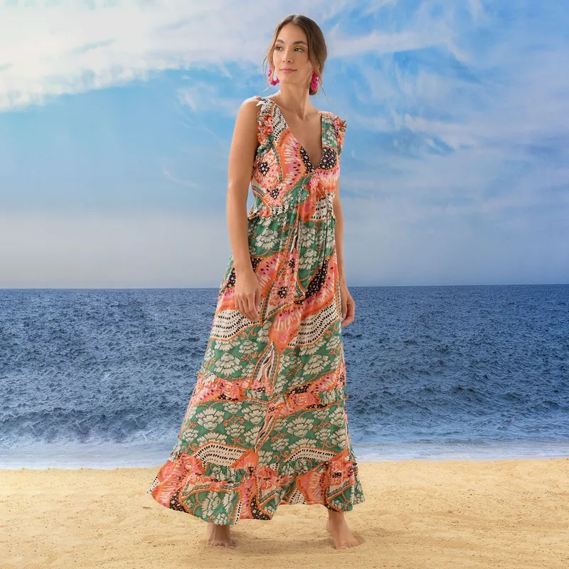 Vestido Largo Falabella Ropa Mujer Colombia 