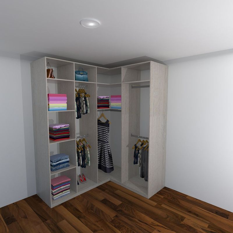 MATMA - Closet Moderno en Aglomerado MDP   227 x 186 x 58 cm Matma  - Mueble