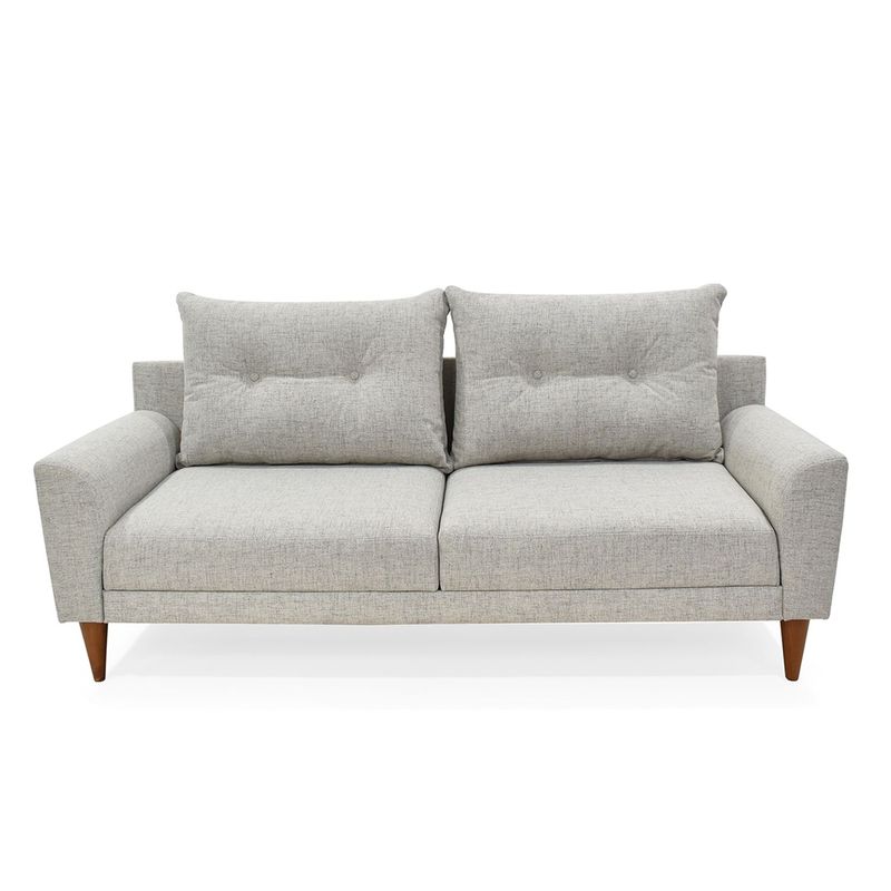 MICA - Sofá Moderno en Poliéster 3 Puestos Cash 190 x 90 x 85 cm Mica - Mueble