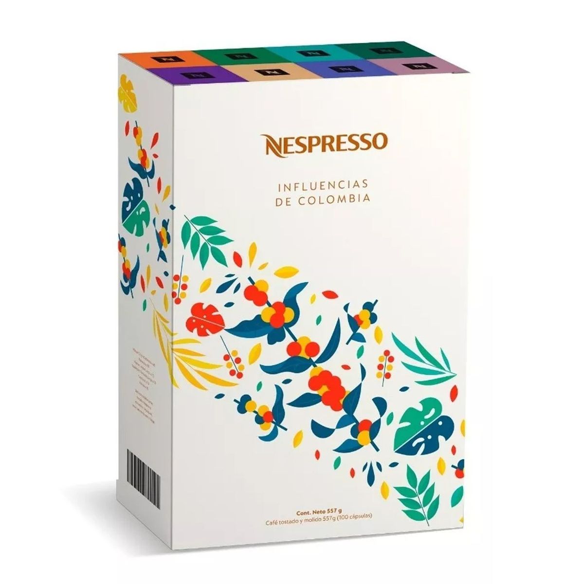NESPRESSO - Pack Colombia x 100 Cápsulas de Café Original Nespresso