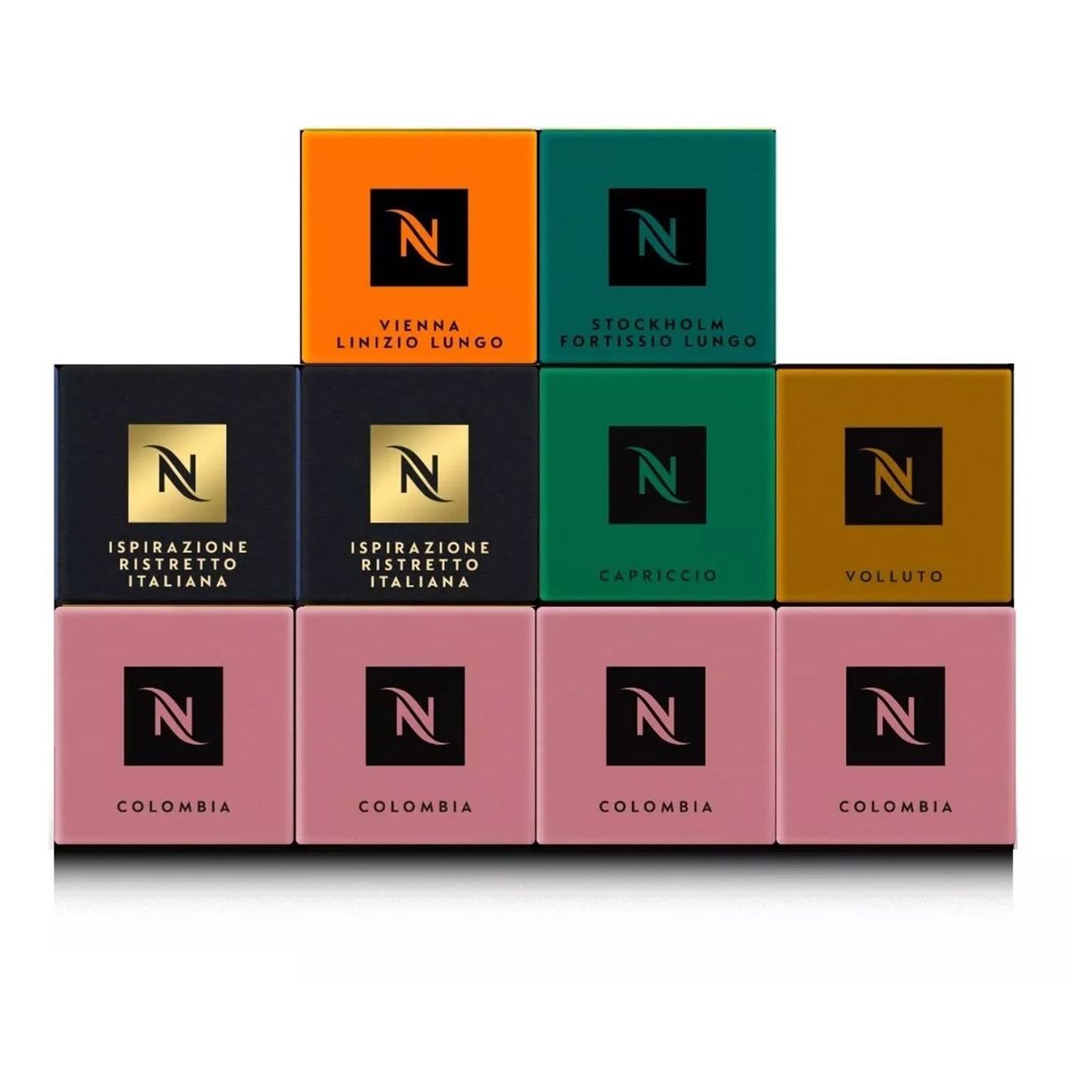 NESPRESSO - Pack Colombia x 100 Cápsulas de Café Original Nespresso