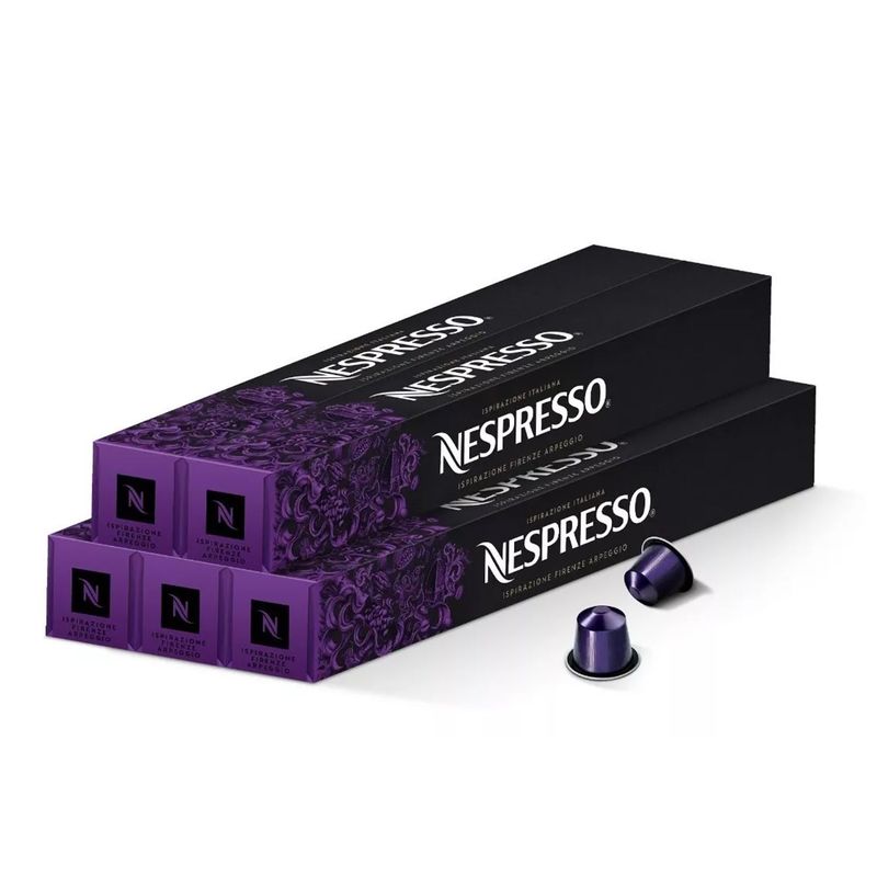 NESPRESSO - Pack Ispirazione Italiana Arpeggio x 50 Cápsulas de Café Original Nespresso