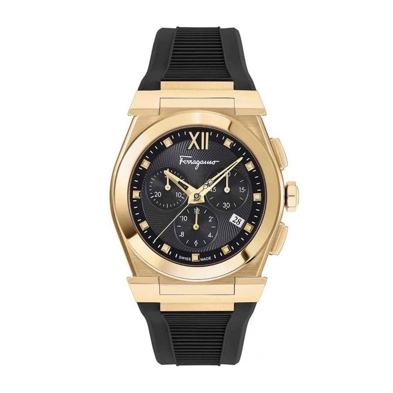 FERRAGAMO - Reloj Ferragamos Mujer Vega. Reloj Silicona Negro