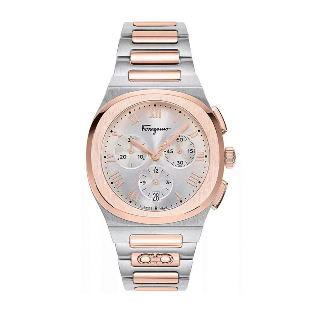 FERRAGAMO - Reloj Ferragamos Hombre Salvatore. Reloj Acero Inoxidable Plateado