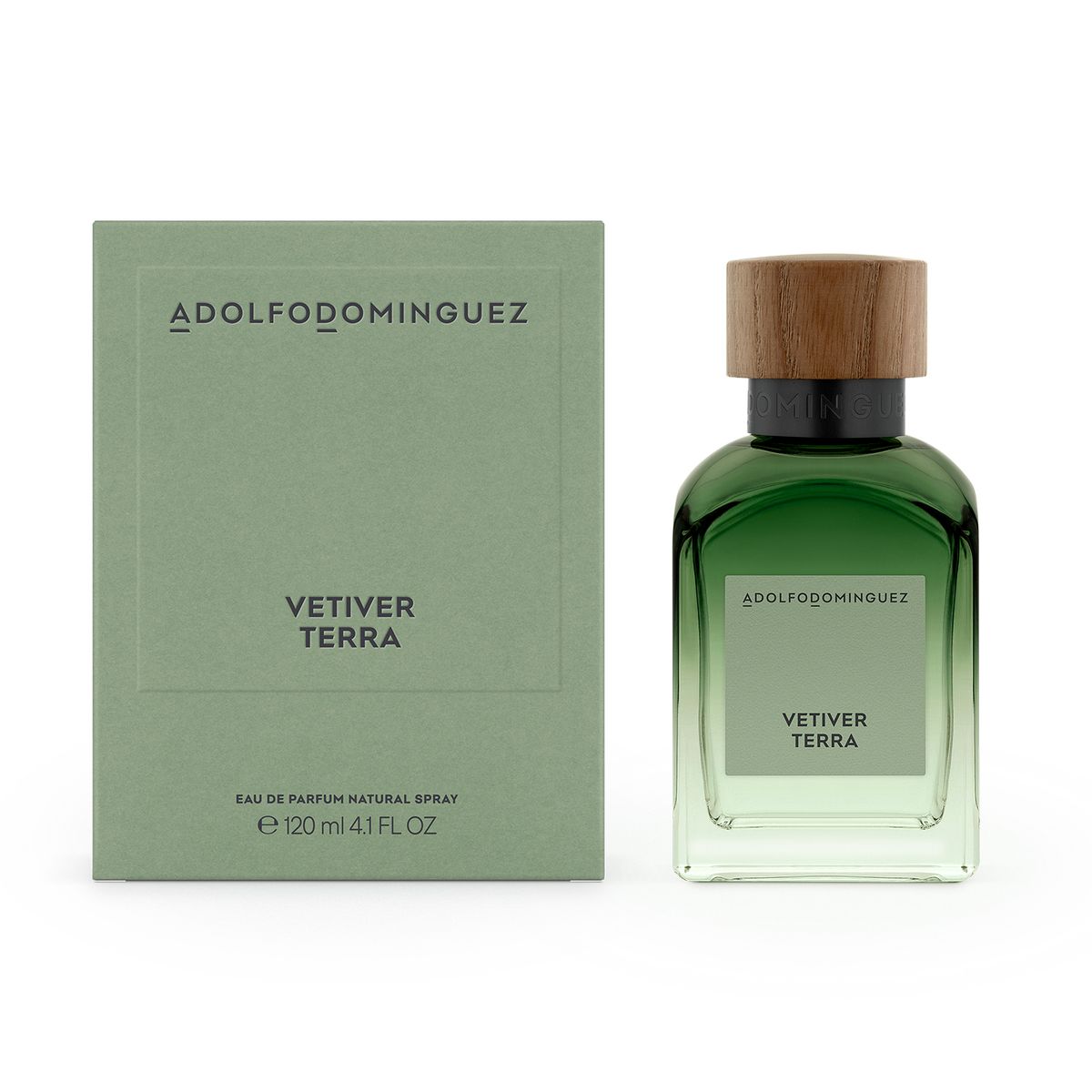 ADOLFO DOMINGUEZ - Perfume Hombre Adolfo Domínguez Vetiver Terra 120 ml Eau de parfum 
