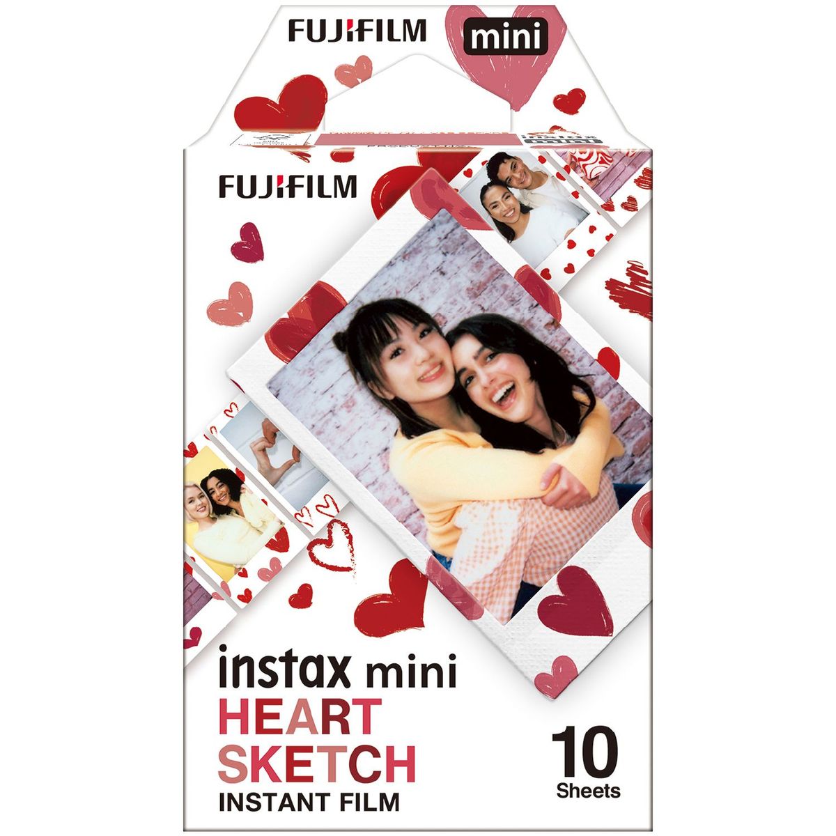 FUJIFILM - Película Instax Mini heart Sketch Fujifilm