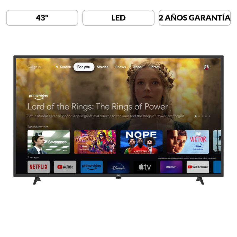 JVC - Televisor JVC | 43 pulgadas LED FHD | LT-43KD338