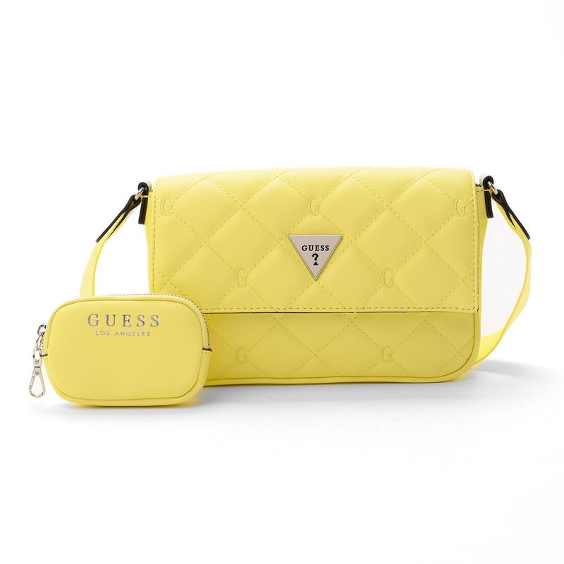 GUESS - Bolso Cruzado Guess para mujer Amarillo