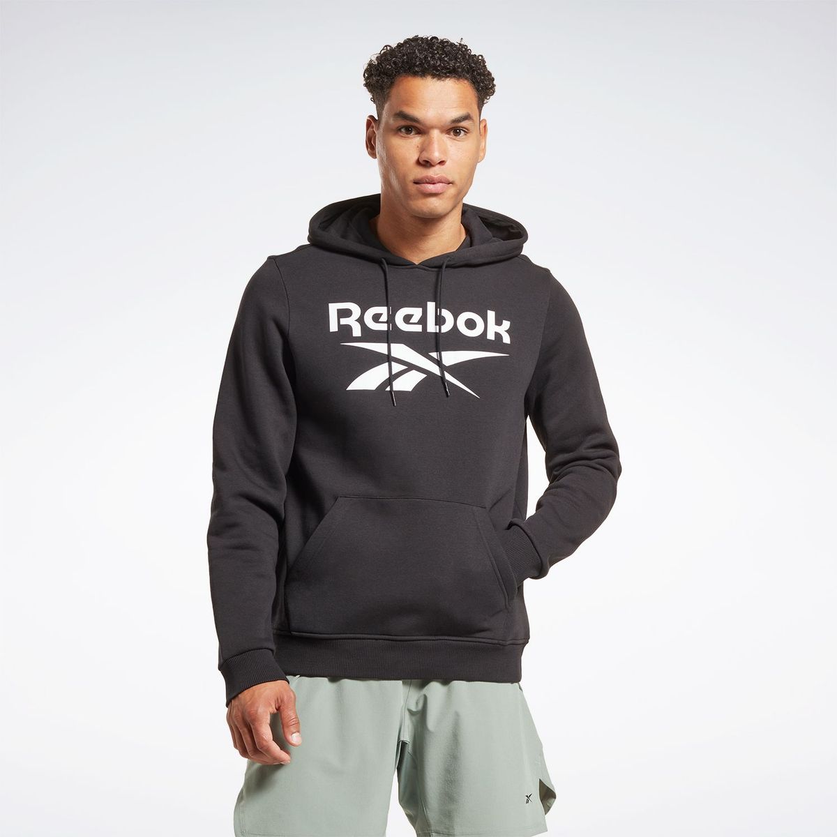 REEBOK - Buzo deportivo con logo para hombre LifeStyle Reebok