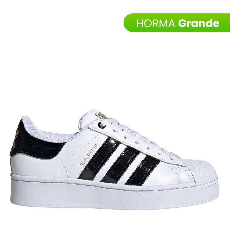 ADIDAS ORIGINALS - Tenis Adidas Originals Mujer Moda Superstar Bold Horma Grande