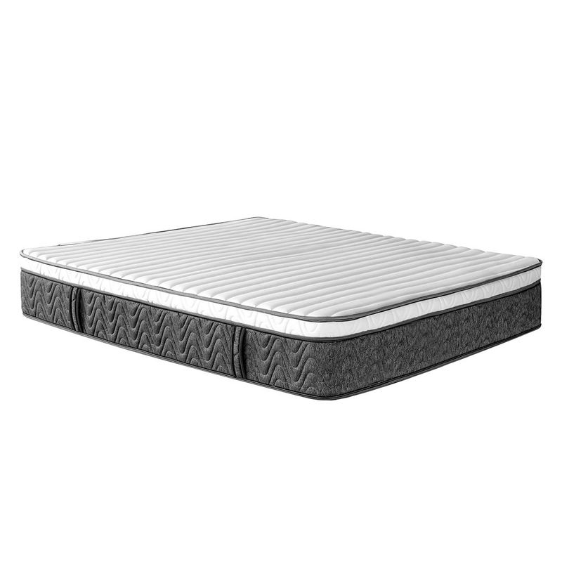 PULLMAN - Colchón King Firme Ortopédico Resortado con Pillow Rollpocket Euro U 200 x 200 cm Colchones Pullman