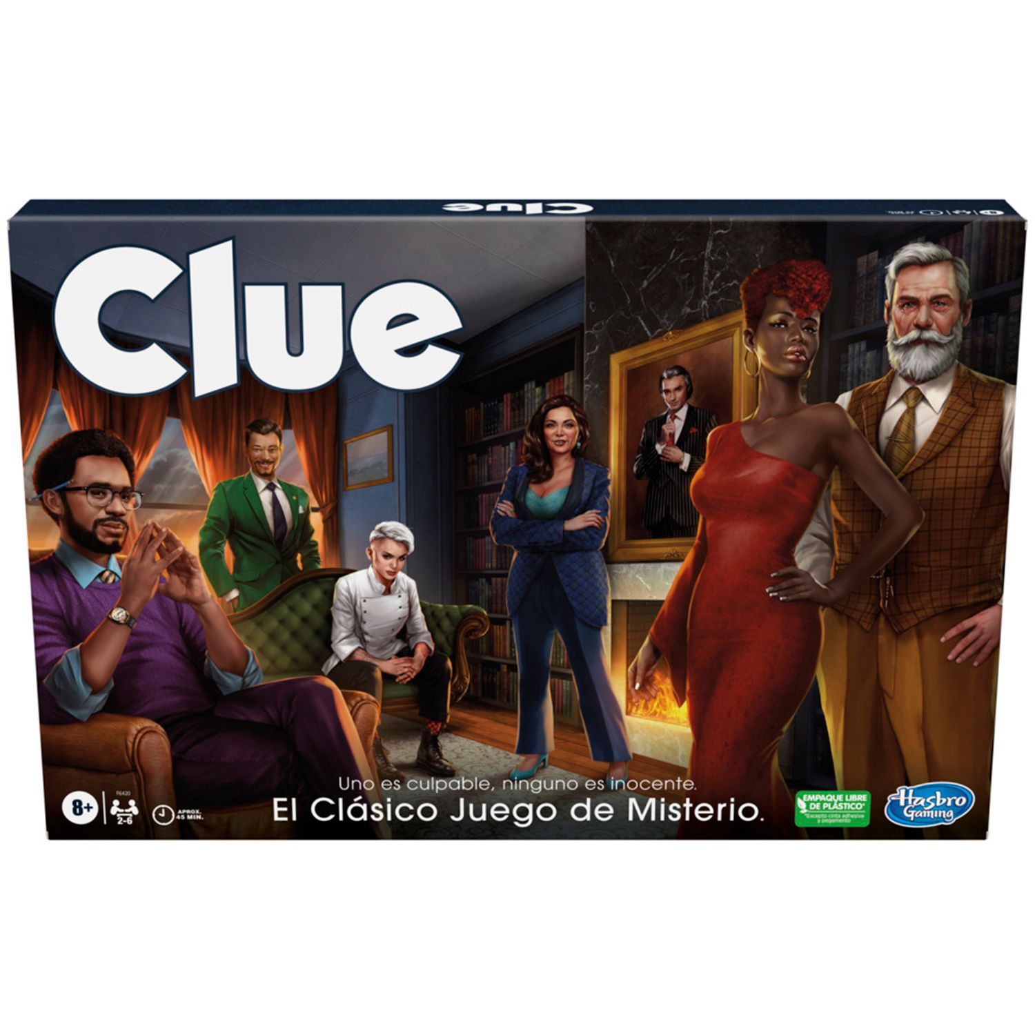 Juego de mesa Clue El clasico juego de misterio HASBRO