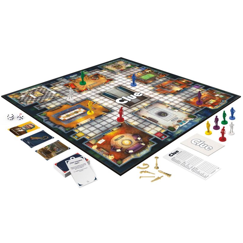Juego de mesa Clue El clasico juego de misterio HASBRO