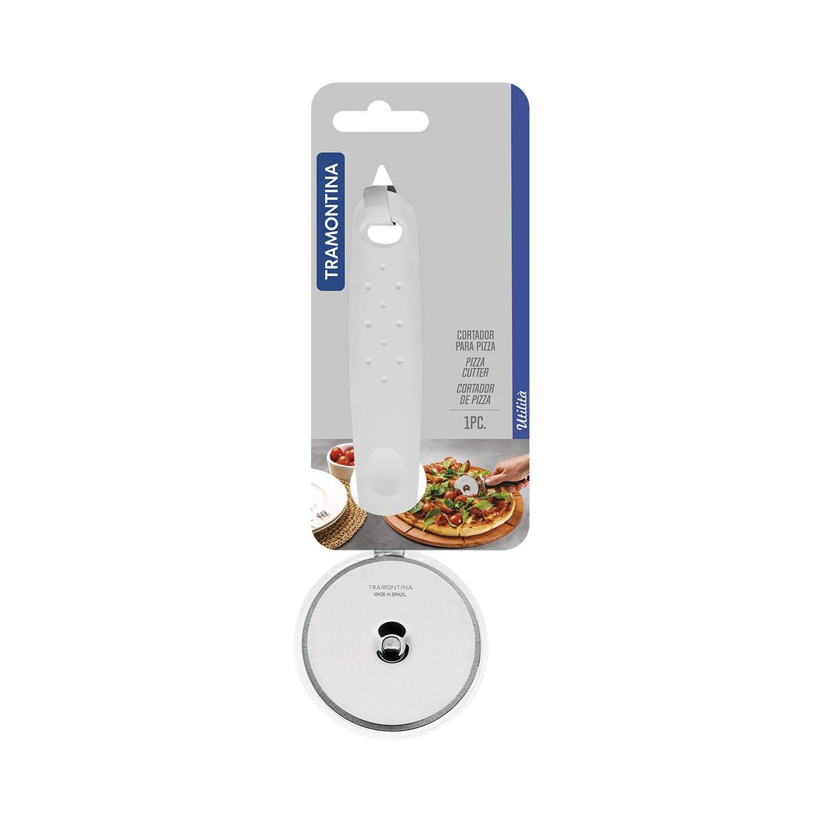 TRAMONTINA - Cortador de pizza en Acero inoxidable 