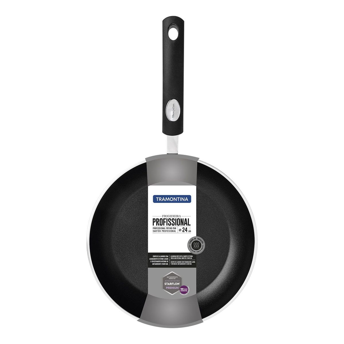TRAMONTINA - Sartén Tramontina Antiadherente Aluminio 24 cm