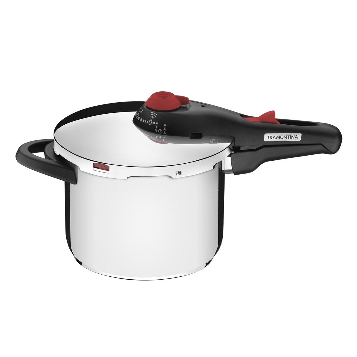 TRAMONTINA - Olla a presión Tramontina Acero inoxidable 6 lt