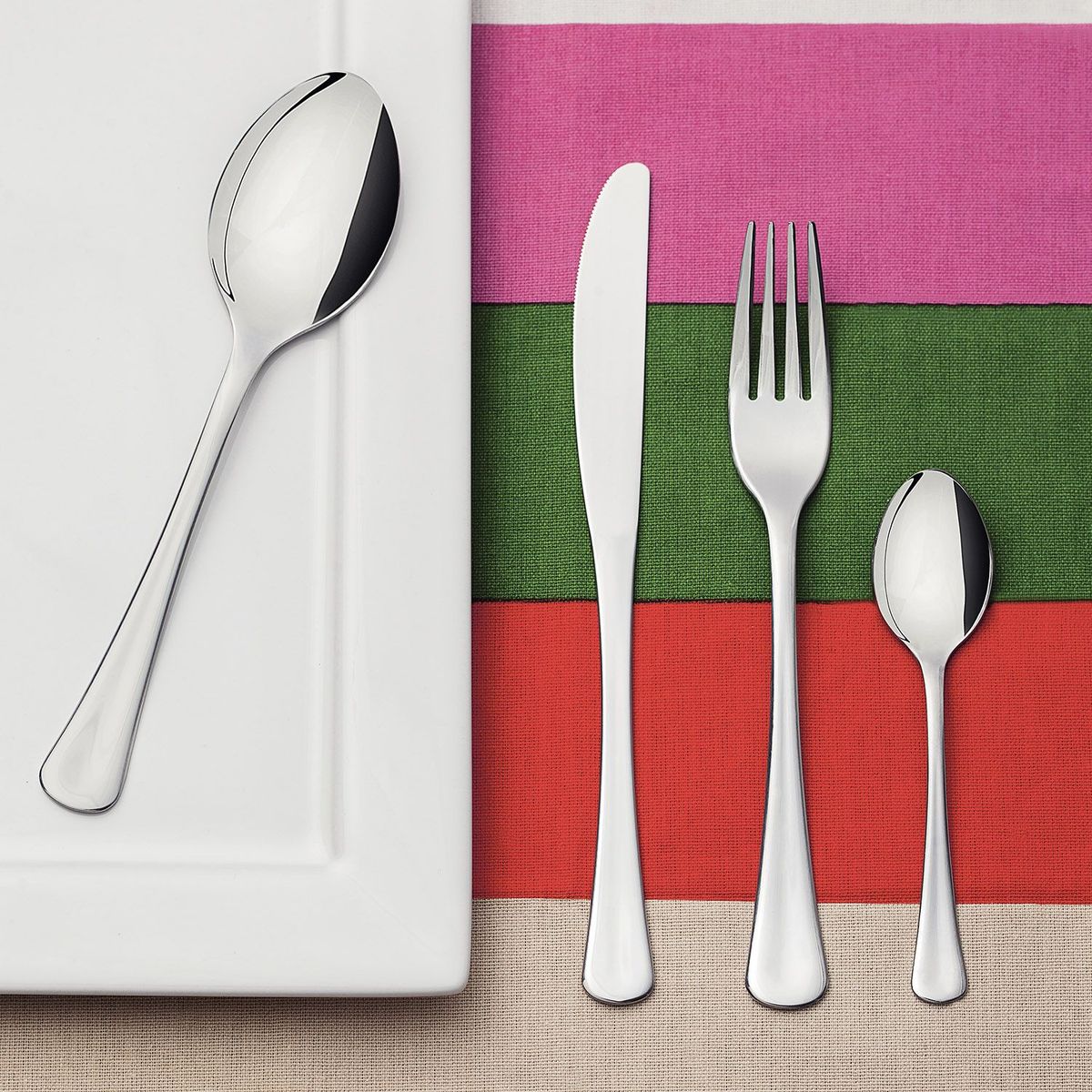 TRAMONTINA - Juego de cubiertos 16 Piezas